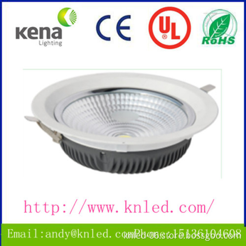 CE UL ROHS TUV SAA DLC 30w led downlight for large gymnasium